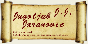 Jugoljub Jaranović vizit kartica